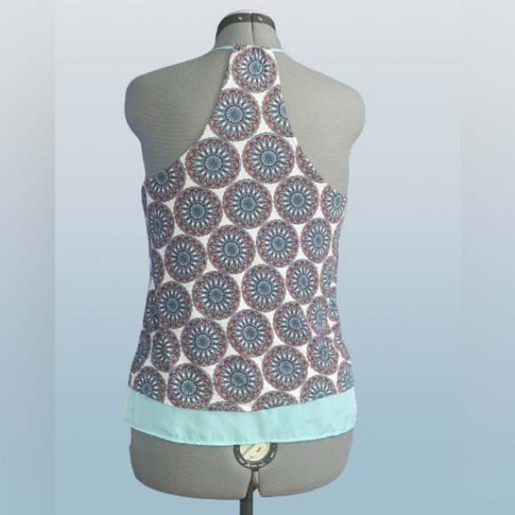 Banana Republic racerback fłowy tank Sz Sm - Picture 2 of 3